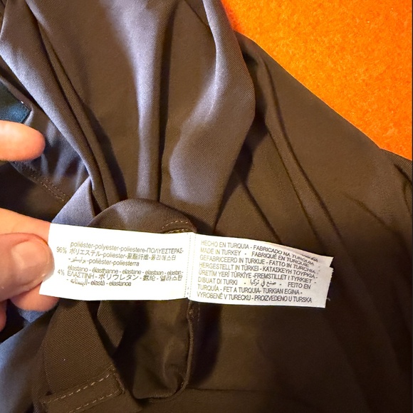 Zara chocolate brown midi flowy skirt with buttons made in Europe NWT - Picture 8 of 10